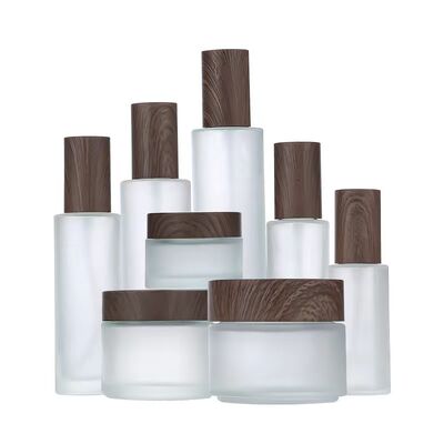 5g 10g 15g 30g 50g Bouteilles vides de crème glacée glacée Cosmétiques Contenants en bois naturel pour crème pour les yeux Masque facial