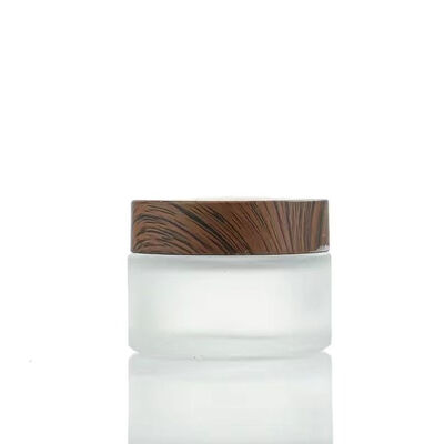 5g 10g 15g 30g 50g Bouteilles vides de crème glacée glacée Cosmétiques Contenants en bois naturel pour crème pour les yeux Masque facial