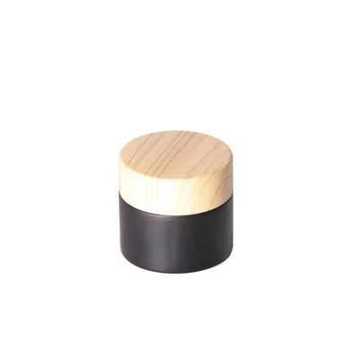 5g 10g 15g 30g 50g Bouteilles vides de crème glacée glacée Cosmétiques Contenants en bois naturel pour crème pour les yeux Masque facial