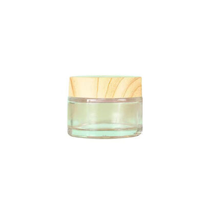 5g 10g 15g 30g 50g Bouteilles vides de crème glacée glacée Cosmétiques Contenants en bois naturel pour crème pour les yeux Masque facial