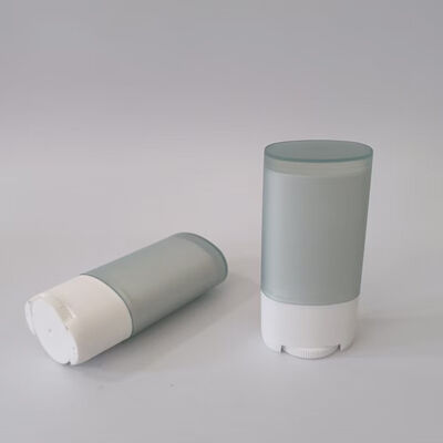 Tuyau de déodorant vide à rouleaux mat de 15 g personnalisable pour les crèmes solaires et les baumes déodorants
