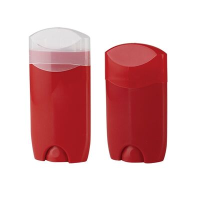 Vente en gros Tube déodorant en plastique PP couleur personnalisée 50ml 80ml avec impression sérigraphique emballage cosmétique vide