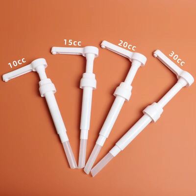 Pompe distributrice de lotion en plastique de 10 cc, 15 cc, 20 cc, 30 cc pour flacons cosmétiques