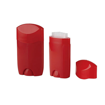 50g 80g Contenant de baume déodorant rechargeable couleur personnalisée, bâton déodorant vide