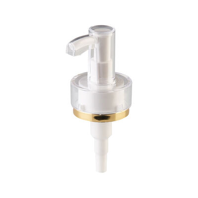 Pompe à lotion en plastique personnalisée de luxe 24/410 et 28/410 avec structure à double coque et couleur personnalisable