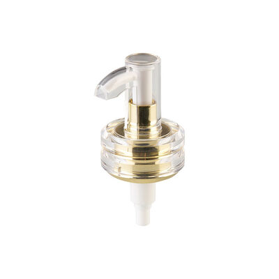 Pompe à lotion en plastique personnalisée de luxe 24/410 et 28/410 avec structure à double coque et couleur personnalisable