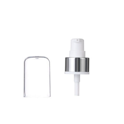 Pompe cosmétique pour crème 20/410 et 24/410 avec impression UV et fermeture à visser, pompe à lotion en plastique