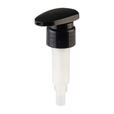 Pompe à lotion en plastique à jupe lisse personnalisée et pompe à lotion à vis pour emballage cosmétique