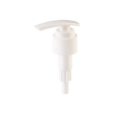 Pompe à lotion à ruban blanc 24 mm 28 mm Pompe à lotion en plastique à vis pompe à distribuer du savon pour bouteilles