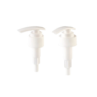 Pompe à lotion à ruban blanc 24 mm 28 mm Pompe à lotion en plastique à vis pompe à distribuer du savon pour bouteilles