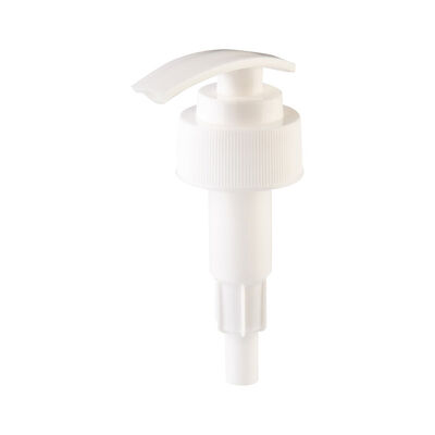 Pompe à lotion à ruban blanc 24 mm 28 mm Pompe à lotion en plastique à vis pompe à distribuer du savon pour bouteilles