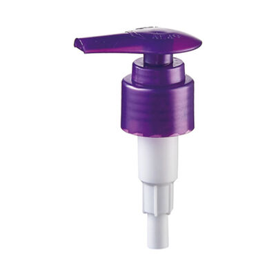 Pompe à lotion gauche-droite avec dosage de 1,8-2,2 cc et taille de fermeture de 24 mm 28 mm Pompe à lotion en plastique