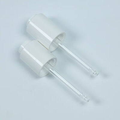 Compte-gouttes à pression en plastique 18mm 20mm 24mm couramment utilisé avec tube en verre personnalisé
